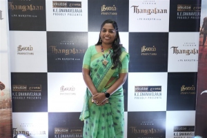 Lyricist Umadevi @ Thangalaan Teaser Launch Stills