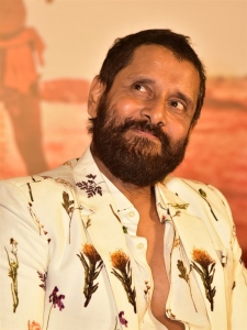 Chiyaan Vikram @ Thangalaan Movie Teaser Launch Photos