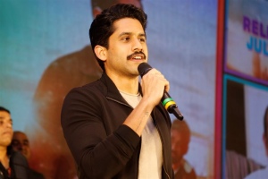 Naga Chaitanya @ Thank You Trailer Launch Stills