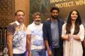 Shobu Yarlagadda, SS Rajamouli, Rana Daggubati, Anushka Shetty @ The World of Baahubali Press Meet Photos