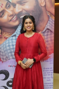 Actress Krithiya @ Theal Movie Audio Launch Stills
