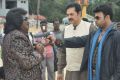 MS Baskar, Devan, Riyaz Khan @ Thigar Movie Shooting Spot Stills