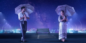 Dhanush, Nithya Menen in Thiruchitrambalam Movie HD Images