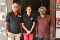 Actress Abhinaya with her Father Actor Anand Varma and Yogi Devaraj