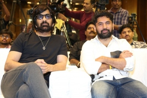 Ravi Teja, Vamsee @ Tiger Nageswara Rao Thanks Meet Stills