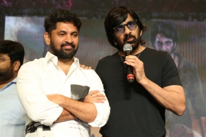 Vamsee, Ravi Teja @ Tiger Nageswara Rao Thanks Meet Stills