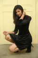 Tik Tak Actress Mounika in Black Dress Stills