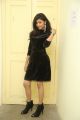 Telugu Actress Mounika in Black Dress Stills