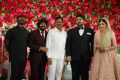 T Rajendar, Kalaipuli S Thanu @ TR Kuralarasan Nabeelah R Ahmed Wedding Reception Stills