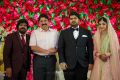 T Rajendar, Dayanidhi Maran @ TR Kuralarasan Nabeelah R Ahmed Wedding Reception Stills