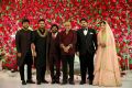 Simbu, T Rajendar, Vikaraman @ TR Kuralarasan Nabeelah R Ahmed Wedding Reception Stills