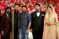 T Rajendar, Simbu, Ameer Sultan @ TR Kuralarasan Nabeelah R Ahmed Wedding Reception Stills