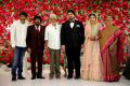 Mohan Raja, T Rajendar, Editor Mohan @ TR Kuralarasan Nabeelah R Ahmed Wedding Reception Stills