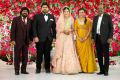 T Rajendar @ TR Kuralarasan Nabeelah R Ahmed Wedding Reception Stills