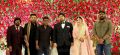 T Rajendar, Simbu, Yuvan Shankar Raja @ TR Kuralarasan Nabeelah R Ahmed Wedding Reception Stills