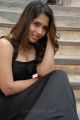 Telugu Actress Tripura Hot in Black Dress Stills