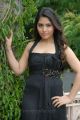 Telugu Actress Tripura Hot in Black Dress Stills