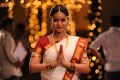 Tripura Actress Colors Swathi in White Silk Saree Photos