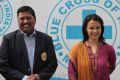 Amala Nagarjuna at Blue Cross Building Launch Stills