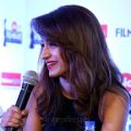 Actress Trisha Stills @ 65th Jio Filmfare Awards (South) Press Conference