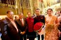 TSR Grandson Keshav Veena Wedding Sangeet Photos