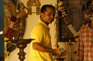 Director AR Murugadoss at Tupaki Telugu Movie Shooting Spot Stills