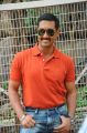 Uday Kiran Latest Photos in Orange T-Shirt