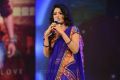 Beautiful Actress Udaya Bhanu Photos in Blue Half Saree
