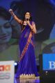 Udaya Bhanu in Blue Saree Photos @ Adda Audio Release