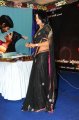 Udaya Bhanu Saree Hot Pics in 3 Audio Launch
