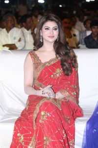 Daaku Maharaaj Actress Urvashi Rautela Red Saree Stills