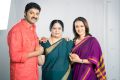 Bharath Kalyan, Revathi Shankar, Amala in Uyirmei Serial Stills