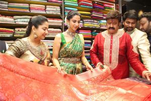 Balakrishna, Meenakshi Chowdary Launched Vaarahi Silks