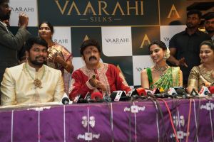 Balakrishna, Meenakshi Chowdary Launched Vaarahi Silks