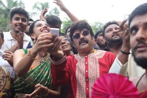 Balakrishna, Meenakshi Chowdary Launched Vaarahi Silks