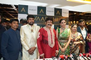 Balakrishna, Meenakshi Chowdary Launched Vaarahi Silks