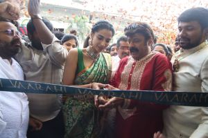 Balakrishna, Meenakshi Chowdary Launched Vaarahi Silks