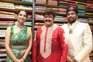 Balakrishna, Meenakshi Chowdary Launched Vaarahi Silks