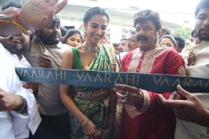 Balakrishna, Meenakshi Chowdary Launched Vaarahi Silks