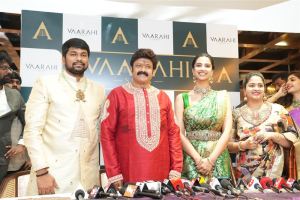 Balakrishna, Meenakshi Chowdary Launched Vaarahi Silks