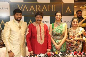 Balakrishna, Meenakshi Chowdary Launched Vaarahi Silks