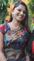 Tamil Actress Vaidegi Hot Stills in Transparent Black Saree