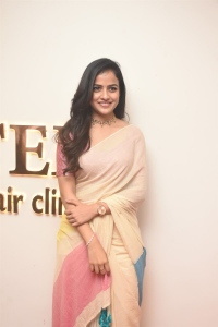 Telugu Actress Vaishnavi Chaitanya Cute Saree Pictures
