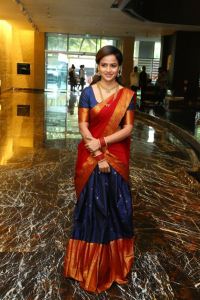 Love Me Actress Vaishnavi Chaitanya Silk Saree Photos