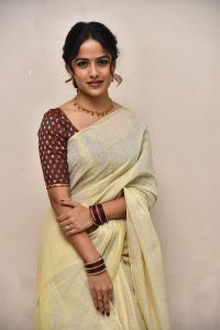 Vaishnavi Chaitanya Saree Pics @ Love Me Movie First Single Launch