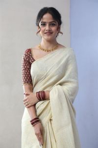 Vaishnavi Chaitanya Saree Pics @ Love Me Movie First Single Launch