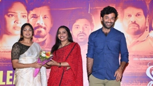 Lavanya Sahukara, Chaitanya Madadi @ Valentines Night Movie Press Meet Stills