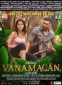 Sayesha Saigal, Jayam Ravi in Vanamagan Movie Release Posters