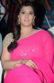 Varalakshmi Photos in Pink Saree at Madha Gaja Raja Audio Launch