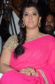 Varalakshmi Photos in Pink Saree at Madha Gaja Raja Audio Launch